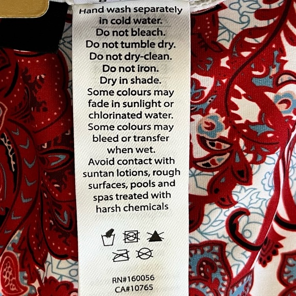 NEW Niptuck Women’s Sakina Floral Joanne One Piece Slimming Swimsuit size 4 Red - Picture 7 of 8